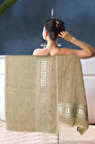 2 Parça Banyo Havlu Seti Helen %100 Pamuklu 70x140 cm