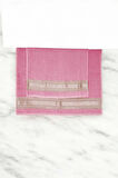 2 Parça Elysium Premium Banyo Havlu Seti  %100 Pamuk 70x140 Cm Pembe