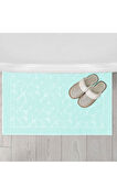 Mira Home Büyük Banyo Ayak Havlusu % 100 Pamuk Desenli 50x100 Cm Soft