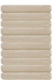 10 lu Otel Banyo Havlusu Pamuklu 70X145 Cm Renkli 16/1 Avs 440 Gr