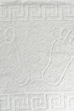10 lu Otel Ayak Havlusu Bukle Ayak İzli 50x70 Cm Beyaz 12/1 Avs 200 Gr