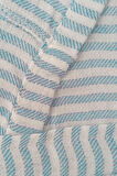 Kapşonlu Unisex Peştemal Plaj Bornozu %100 Pamuklu Seaside Stripe