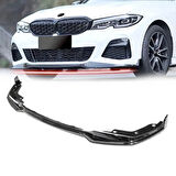 AUTOGP  Bmw G20 ön tampon altı lip pianoblack 2019 / 2022 2 2 parça performans stil