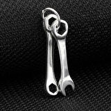 Anahtar Tasarımlı 925 Ayar Gümüş Erkek Kolye Ucu