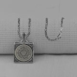 Süleyman Mührü 925 Ayar Gümüş Erkek Kolye