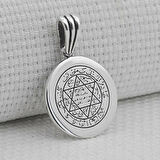 Süleyman Mührü 925 Ayar Gümüş Erkek Kolye