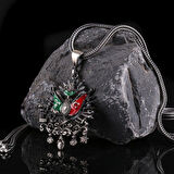 Osmanlı Devlet Arması 925 Ayar Gümüş Erkek Kolye