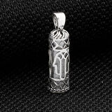 Cevşeni Kebir Dualı 925 Ayar Gümüş Erkek Kolye Ucu