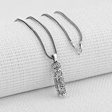 Kalın Zincirli Kebir Dualı Cevşen 925 Ayar Gümüş Erkek Kolye