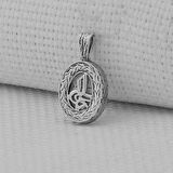 Osmanlı Tuğrası Kebir Dualı Cevşen 925 Ayar Gümüş Erkek Kolye Ucu