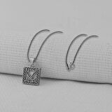 Zülfikar Kebir Dualı Cevşen 925 Ayar Gümüş Erkek Kolye