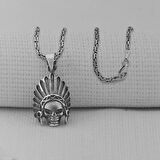 Kızıldereli Tasarım 925 Ayar Gümüş Erkek Kolye