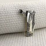 Avcı Cakı 925 Ayar Gümüş Erkek Kolye