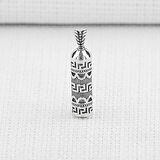 Cevşeni Kebir Dualı 925 Ayar Gümüş Erkek Kolye Ucu