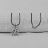 Cevşeni Kebir Dualı 925 Ayar Gümüş Erkek Kolye