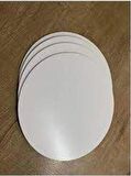 Turta Mendili / Pasta Altlığı White -Beyaz Düz Kenarlı Kalın Yuvarlak 18 cm 10 adet