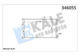 Vag Motor Su Radyatoru Caddy 1,4i (aex) 1,6i (1f) 1,9d (1y) 96> Klimalı (brazıng Radyator) - Kale 346055