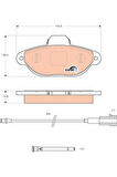 Fiat Fren Balatası Ön - Fren Balatası Ön - Trw Gdb1745