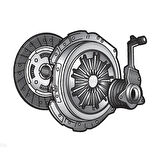 Renault 3'lü Debriyaj Takımı (baskı+dısk+hıdrolık Rulman) Clio, Megane, Modus-Scenic (valeo 826553+810086) - Valeo 834095