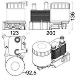Ford Yag Sogutucusu - Komple Filtreli - Bhr CLC 191 000s