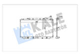Honda Motor Radyatoru Honda Accord 08-> Otomatık (400x766x16) - Kale 361915