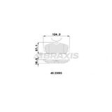 Nissan On Fren Balatası Nissan Almera 00-10 Primera P11 96-01 (duz Tip) - Braxıs Aa0095