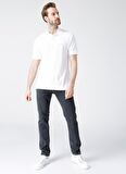 Columbia CS0214 Polo Yaka Kısa Kol StandartKalıp Baskılı Beyaz Erkek T-Shirt