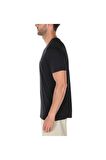 Columbia Brushed V Neck Erkek V Yaka Siyah Tişört CS0288-010