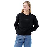 Columbia Csc w Bar Split Crop Siyah Sweatshirt