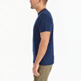 Columbia CSC M Basic Logo Brushed Erkek Kısa Kollu T-Shirt Lacivert CS0287-466