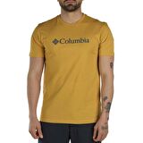Columbia CSC M Basıc Bıg Logo Brushed SS Tee Erkek Tişört Sarı CS0287-880