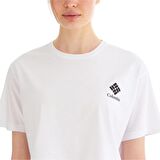 Columbia CSC W Framed Halftone Logo SS Tee Beyaz T-shirt