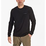 Columbia Csc M Basic Sm Logo Ls Tee Siyah Erkek Tişört CS0354-010