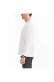 Columbia Csc M Basic Sm Logo Ls Tee Beyaz Erkek Tişört CS0354-100