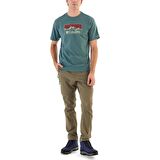 Columbia CSC Checkered Range Erkek Kisa Kollu T-Shirt Yeşil CS0340-346