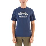 Columbia CSC Hikers Haven Erkek Kisa Kollu T-Shirt Mavi CS0336-480
