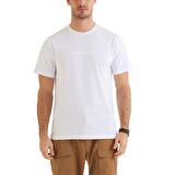 Columbia CSC Bar Split Graphic Kısa Kollu Erkek T-shirt Beyaz CS0121-100