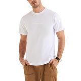 Columbia CSC Bar Split Graphic Kısa Kollu Erkek T-shirt Beyaz CS0121-100