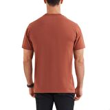 Columbia CSC M Basic Logo Brushed Erkek Kısa Kollu T-Shirt Ekru CS0287-229