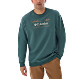Nature And Back Crew Erkek Yeşil Outdoor Sweatshirt CS0329-353