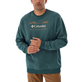 Nature And Back Crew Erkek Yeşil Outdoor Sweatshirt CS0329-353