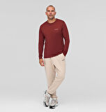 Columbia Csc M Basic Sm Logo Ls Tee Bordo Erkek Outdoor Tshirt CS0354 