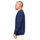 Csc Gem Crewneck Erkek Lacivert Outdoor Sweatshirt CS0382-466