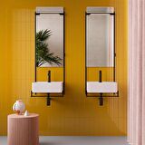 VitrA 7.5x30 Mode Fon Amber Sarı Parlak Duvar Karosu K948397SR001VTE0 (1 m2 )