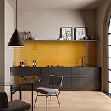 VitrA 7.5x30 Mode Fon Amber Sarı Parlak Duvar Karosu K948397SR001VTE0 (1 m2 )