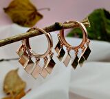 SALLANTILI HALKA 925 GÜMÜŞ KÜPE