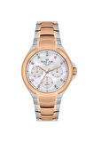 SAFİR CAM GÜMÜŞ - ROSE KADIN KOL SAATİ NC28-392322-ESM-SET