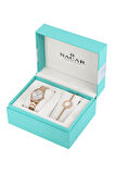 SAFİR CAM ROSE KADIN KOL SAATİ NC34-39B639-RSM-SET