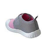 Gezer 3341 Pembe/Gri Çocuk Kreş Yazlık Ev Ayakkabısı