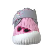 Gezer 3341 Pembe/Gri Çocuk Kreş Yazlık Ev Ayakkabısı